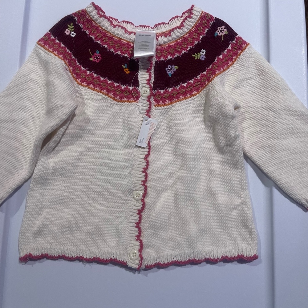 3 baby girl sweaters - Picture 2 of 8